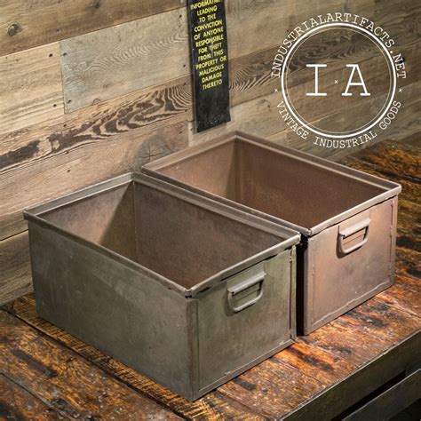 industrial metal storage box|industrial storage totes and bins.